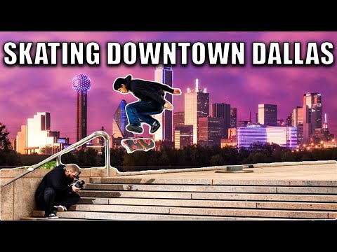 INCITE Team Skateboarding Downtown DALLAS, Texas!