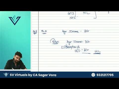 Return filing - Part 2 I Inter CA I Detailed Video I Sept 26 & Jan 27 I CA Sagar Vora