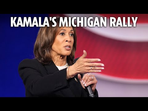 LIVE: Michelle Obama joins Kamala Harris at Michigan campaign rally