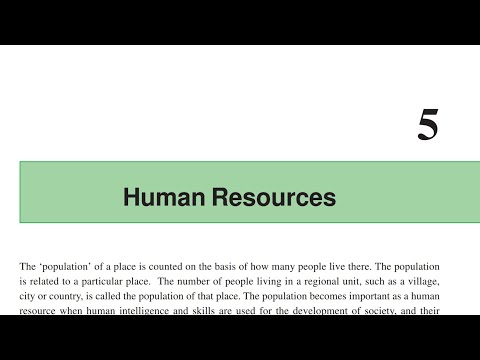 Human Resources (part 5) |10th sst chapter 5 CGBSE |10th Geography Chapter 5 | SCERT|Geography|CGBSE