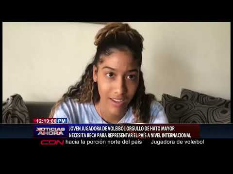 Joven jugadora de voleibol necesita beca para representar el país a nivel internacional