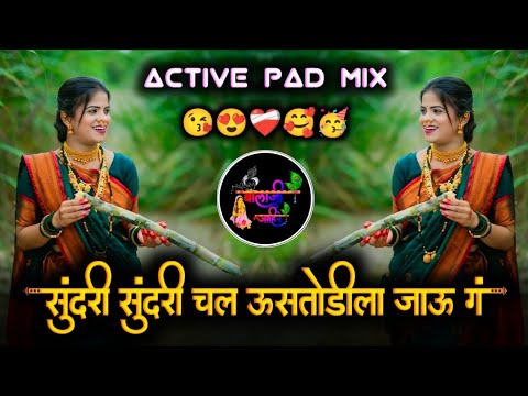 SUNDARI SUNDARI CHAL USTODILA JAU G | सुंदरी चल ऊस तोडीला जाऊ ग | ACTIVE PAD MIX DJ BALAJI JAHIRE