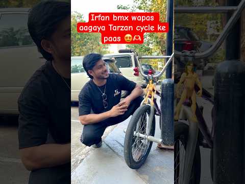 Ladke darr kar bhag gaye 😂😝 #irfanbmx #ytshorts #reaction #content #viral #tarzanbmx #trend #yt