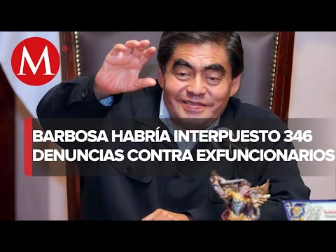 Miguel Barbosa presentó 346 denuncias contra ex funcionarios por corrupción