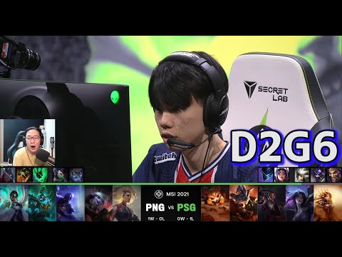 PGG vs PSG | MSI2021日本語実況解説 - Group Stage Day2 Game 6