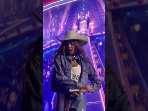 Blue Ivy performed “TEXAS HOLD’EM” in Houston TX (Night 2) Cowboy Carter Tour #blueivy #beyonce