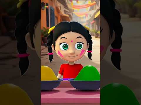 Holi Song in Hindi, होली है, Dadaji Kal Holi Hai #shorts #kidsrhymes #babysongs #holisongs