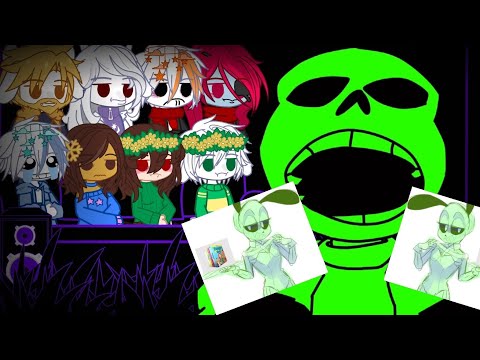 (🇧🇷🇺🇸🇲🇽) Undertale react to Green_Sans.
