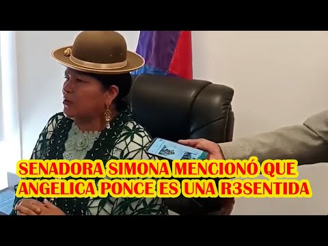 SENADORA SIMONA QUISPE R3CHAZA DECLARACIONES DE ANGELICA PONCE..