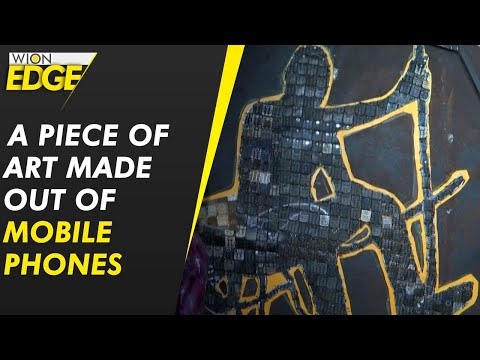🌎Watch: Old mobile phones converted into artwork by Ivory Coast artist | WION Edge