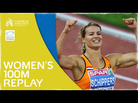 Dafne Schippers sprints to 100m glory - Final Replay Zurich 2014