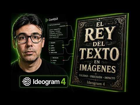 🟡 Ideogram 4 en ComfyUI | El rey del texto en imágenes