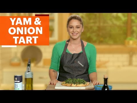 Caramelized Onion & Yam Tart | Brooke Williamson