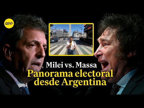 Argentina: últimas horas previo a la segunda vuelta entre Javier Milei y Sergio Massa