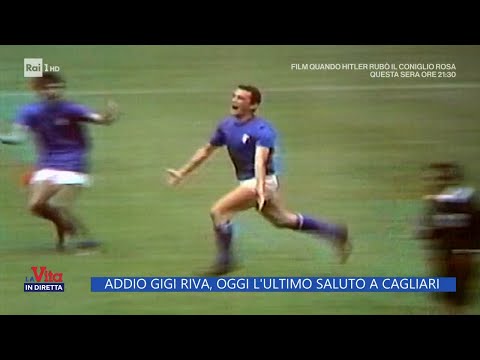 Addio Gigi Riva, l'ultimo saluto a Cagliari - La Vita in diretta - 24/01/2024