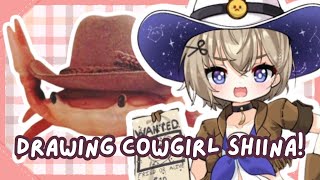 Drawing Cowgirl Shiina