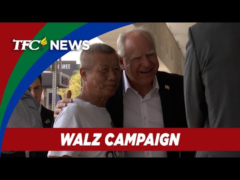 Walz reaches out to Nevada Filipino voters as Dems ramp up campaign in swing states | TFC News