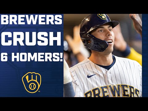 Brewers hammer Cubs for SIX home runs! Full highlights