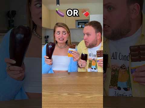 VEGETABLE or SWEET😈🍆 who is a cheater?😜