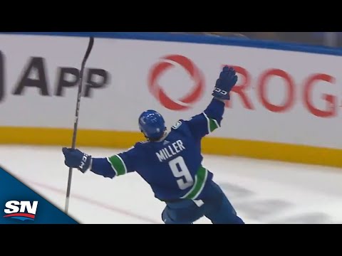 Canucks’ Miller Bats Puck Past Letang For Shorthanded Breakaway Before Burying 30th Goal