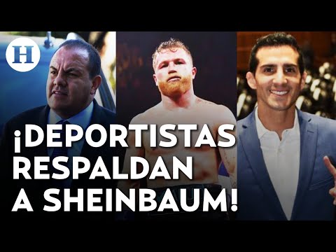 Canelo Álvarez, Cuauhtémoc Blanco y Romel Pacheco, deportistas en la investidura de Sheinbaum