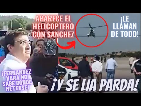 BRUTAL ABUCHEO de las VÍCTIMAS de INCENDIOS a SÁNCHEZ ¡LLEGA EN HELICÓPTERO Y VEAN LO QUE PASA!