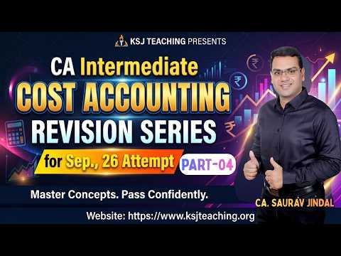 CA Inter Free Costing Revision in English for Sep.,26 Attempt - Part-04 #costing