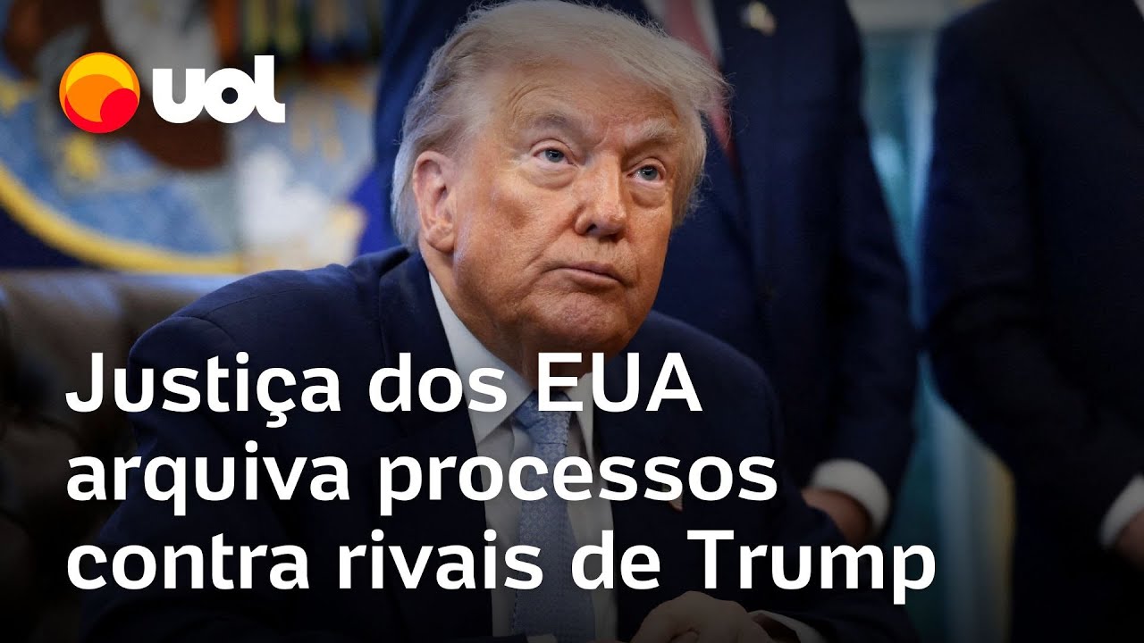 Justiça dos EUA arquiva processos abertos pelo governo contra rivais de Donald Trump