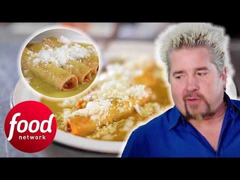 "WOW! That's All I Can Say!" Guy Is Surprised By These Authentic Tacos | Diners, Drive-Ins & Dives