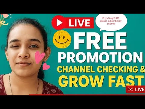 #FreePromotion #ChannelReview #GrowFast | Live Channel Checking & Promotion