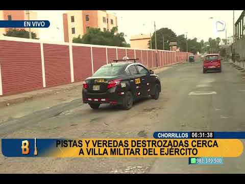 Barranco: vecinos consternados por pistas y veredas destruidas