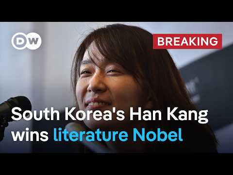 First South Korean to win literature Nobel bags prize for her 'intense poetic prose' | DW News