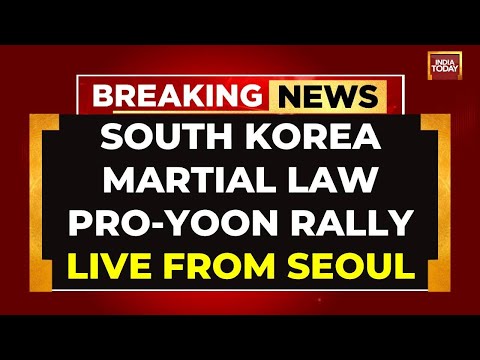 LIVE Rally In Support Of South Korean President Yoon Suk-Yeol In Seoul | India Today LIVE
