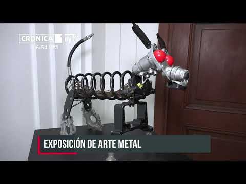 Exhiben toda la creatividad en el arte metal en Palacio de la Cultura - Nicaragua