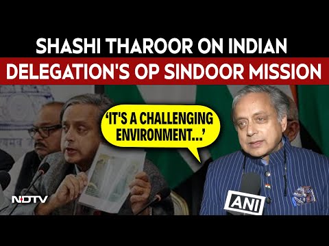 Shashi Tharoor Latest Speech | Shashi Tharoor On Indian Delegation's Op Sindoor Mission In The US