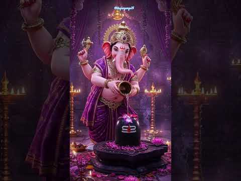 Ganpati Bappa Worships Shiva: Shivling Abhishek Miracle! | Hindu Devotional Shorts