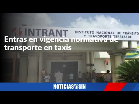 Entras en vigencia normativa de transporte en taxis