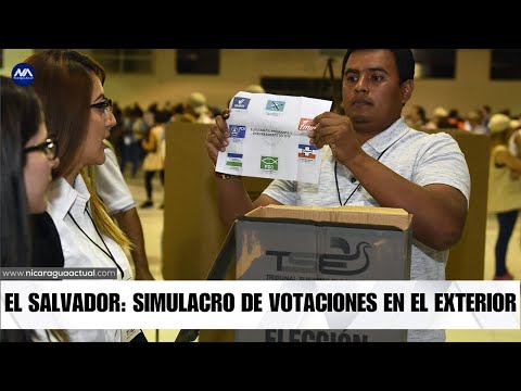 Tribunal Supremo Electoral de El Salvador prepara simulacro de voto en el extrangero de cara al 2024