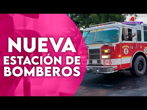 Gobierno Sandinista envía medios y equipos a nueva estación de bomberos de San Francisco de Cuapa