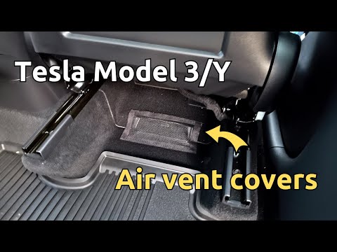 Tesla Model 3/Y under seat air vent covers - These ones are the best in my opinion
