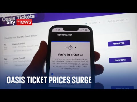 Row over Oasis tickets as prices surge
