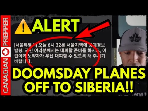 ⚡BREAKING: "WAR ALERT" Sent To MILLIONS, RUSSIAN Doomsday Planes Sent to SIBERIA,  STRATCOM Targeted
