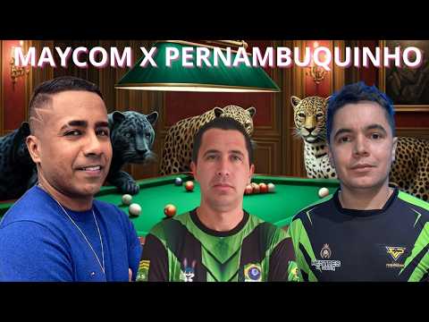 MAYCOM X CHINELINHO #sinuca  #sinucaaovivo #pool #aovivo #baianinho  #vagnao #vagnao  #live #aovivo