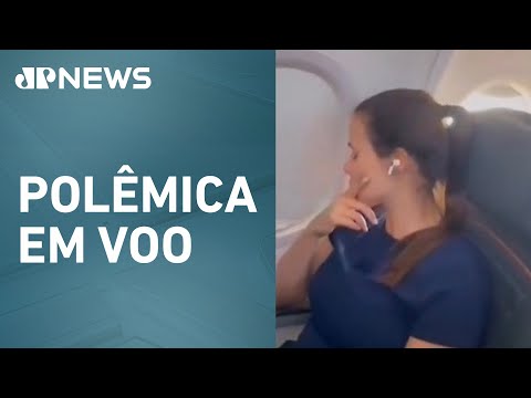 Mulher viraliza por não ceder lugar para criança durante voo da Gol; Vilela e Dora Kramer comentam