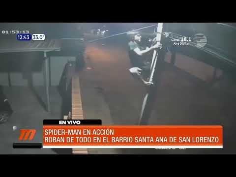 Buscan a alias ''Spider Man'' en San Lorenzo