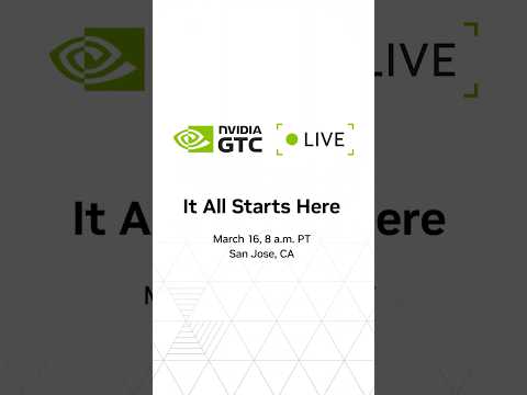 NVIDIA GTC 2026 Live: Game Time Starts Here
