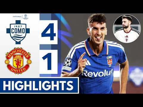 <strong>Como</strong> vs Manchester United 4-1 HIGHLIGHTS • Nico Paz Brace &amp; Zirkzee Goal • Champions League <strong>2026</strong>