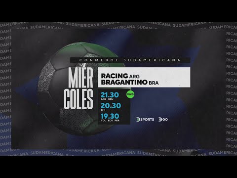 Racing VS. Bragantino - Copa CONMEBOL Sudamericana 2024 - Fase de Grupos - DSports PROMO