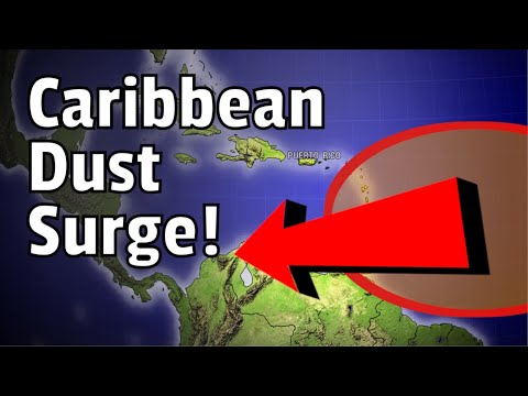 Surge of Dust in the Caribbean…