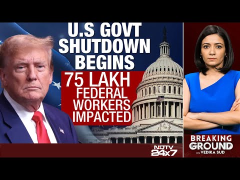 US Govt Shutdown | US Govt Shutdown Begins: 75 lakh Federal Workers Impacted